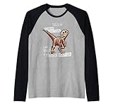 Mensch Kostüm Velociraptor Skelett Raptor Halloween Raglan