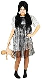 Foxxeo weißes Horror Puppen Kleid Halloween Kostüm für Damen...