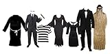 I LOVE FANCY DRESS LTD Gothic Familie KOSTÜM VERKLEIDUNG COMPLETTE...