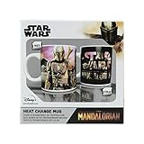 Star Wars Keramiktasse - Mandalorian Chuld Grogu Baby Yoda Heat Change...