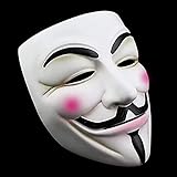 QUNPON Anonymous Masken Game Master Maske V für Vendetta Masken...