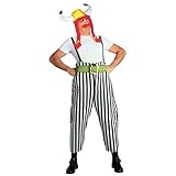 Widmann - Kostüm Gallier, Maxi-Hose mit Hosenträgern, Gürtel, Helm...