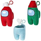 Among Us Clip-on Plüschtiere | 3 Among Us Spielzeuge in 1 Tasche |...