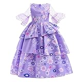 Lito Angels Encanto Isabella Lila Blumen Kleid Kostüm Verkleidung...