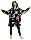 Pokemon Pullover Übergroße Kuschel Hoodie Kinder Jungen