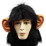 PartyHop AFFE Hälfte Maske Tier Kopfmaske Für Halloween Karneval...