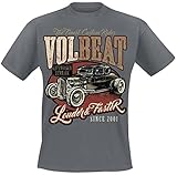Volbeat Louder and Faster Männer T-Shirt grau XL 100% Baumwolle...