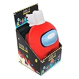 Among Us Offizielles Lizenzprodukt Huggable Buddy 30 cm Plüsch, Rot