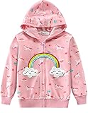 EULLA Kinder Mädchen Zip Up Hoodie Sweatjacke Kapuzenjacke...