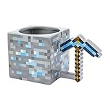 Paladone Minecraft Pickaxe Coffee Mug - Übergroße Kaffeetasse aus...
