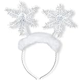 Widmann 05680 - Haarreif mit Schneeflocken, Accessoire, Haarschmuck,...