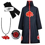 Amycute Akatsuki Mantel für Kinder Erwachsener Unisex Cosplay...