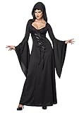 Generique - Dämonisches Hexen-Kostüm für Damen Halloween Vampirin...