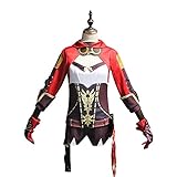 SkibnrPARA Genshin Impact Amber Cosplay Kostüm Komplettes Set...
