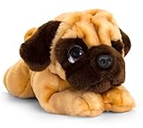 tachi Plüschtier Mops beige, weicher Kuscheltier Welpe 25 cm,...