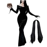 Upretty Halloween Addams Familienkostüme Mittwoch Morticia Addams...