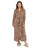 UGG Damen Marlow Bademantel, Lebendige Eiche, Leopard, X-Small