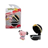 Pokemon Clip and Go Pokeball & Pokemon Figur Snubbull – 5 cm...