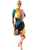 Disney Albtraum vor Weihnachten Sally Damen Kurzarm-Kostüm-Kleid XL