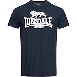 Lonsdale Herren St. Erney T Shirt, Navy, M EU