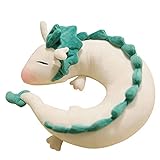 GXFLO Anime Cute White Dragon Nackenkissen U-Förmigen Travel...