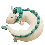 GXFLO Niedliches weißes Nackenkissen für Drachen, Reisekissen,...