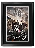 HWC Trading Peaky Blinders A3 Gerahmte Signiert Gedruckt Autogramme...
