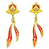 FüR Genshin Impact Zinklegierung Metall Abzeichen Brosche, Amber...