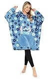 Disney Übergroße Hoodie Decke Damen Stitch Oversized Kapuzenpullover...