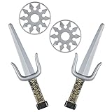 Widmann 01205 - Waffenset Ninja, 2 Sai und 2 Shuriken, Kostüm,...