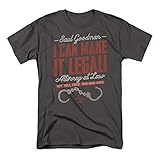 Cotton Soul Breaking Bad Saul Goodman Herren-T-Shirt, Dark Heather,...