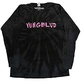 Yungblud T Shirt Scratch Logo Nue offiziell Dip Dye Schwarz Long...
