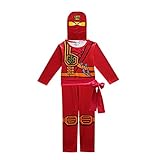 Thombase Ninja-Krieger-Verkleidung, Kostüm für Jungen, Kinder,...