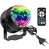 Discokugel, SEBRUANC Disco Lights LED Party Lichter Musikgesteuert...