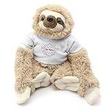 printplanet - Kuscheltier Faultier mit Namen oder Text personalisiert...