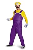 Disguise Herren Super Mario Wario Deluxe Kostüm, gelb, XX-Large