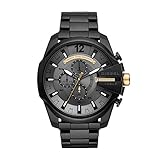 Diesel Herren Mega Chief Chronograph, 59 mm Gehäusegröße,...