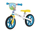 Smoby 770208 Peppa Pig First Bike Laufrad, stabiles Metallrad Wutz...