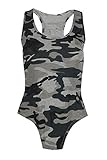Style Wise Fashion Ärmelloser Damen-Badeanzug mit...