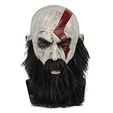 Hworks Gods of War Kratos Kopfbedeckung Latex Vollgesichtsmaske...
