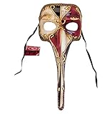 Handgefertigte venezianische Maske Lange Nase Ballmaske Karnival...