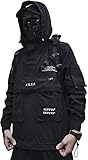 Vagbalena der Kampf Wasserdicht Mit Kapuze Techwear Jacke, Japanischen...