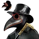 CreepyParty LED Pest Doktor Maske Lange Nase Vogel Schnabel Steampunk...