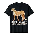 Gepard Leopard Raubkatze Kinder Kostüm Zoowärter T-Shirt