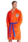 Dragon Ball Z Bademantel Herren Flauschig Fleece Anime Morgenmantel...