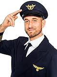 Maskworld Authentische Piloten-Mütze - perfekt für alle Überflieger...