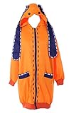 Kawaii-Story MN-201 Orange Hasenohren Kapuzenjacke Hoodie Damen...