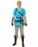 miccostumes herren atem wilder link cosplay männer l blau