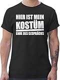 T-Shirt Herren - Karneval & Fasching - Hier ist Mein Kostüm. Ende des...