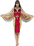 Smiffys, Damen Göttin Isis Kostüm, Kleid, Flügel, Kragen und...